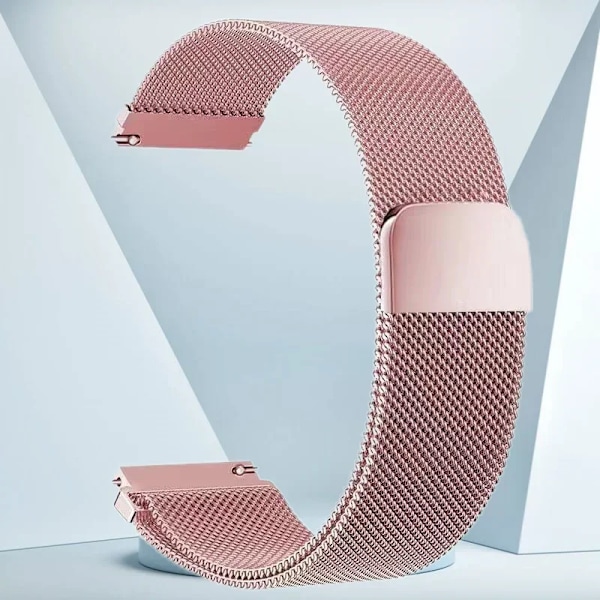 20mm 22mm Magnetisk Loop Rem För Samsung Galaxy Watch 3 4 5 40 44mm Armband Active 1/2 42/46mm Gear S3 för Bip GTR För Huawei gt 2 HP 20mm