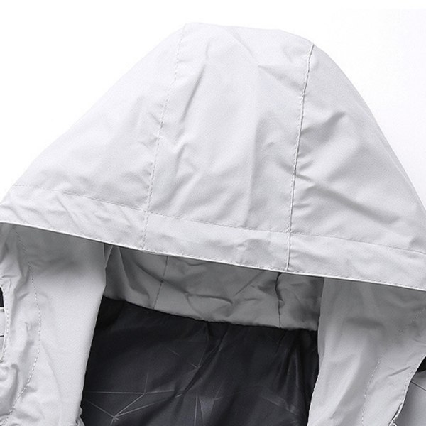 Vår Höst Herr Streetwear Oversize Loose Cardiganjacka för löpning Walking Camping 4xl gray