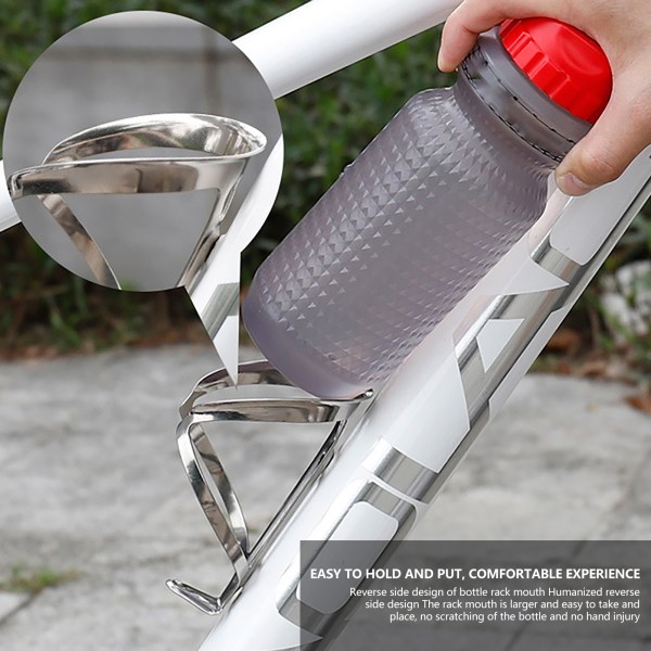 Cykelhållare för vattenflaska Lättmetallcykeldelar one size