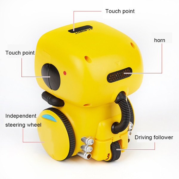 Fjärrkontroll Robotleksak Gå Pratar Dansleksaksrobotar för barn Pedagogiska leksaker blue