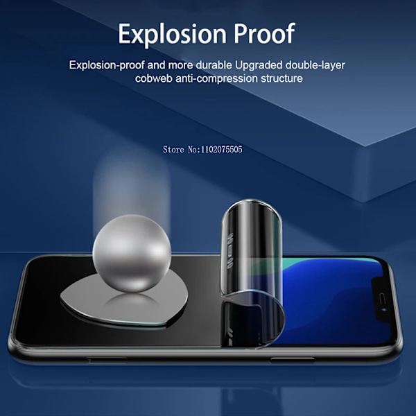 3-pack Anti-Spy Hydrogel Film för iPhone 15 13 11 12 14 Pro Max Plus XS Max X XR Sekretess Skärmskydd för iPhone 12 13 Mini for iPhone XR 3PCS