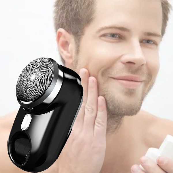 Klassisk elektrisk rakhyvel för män, bärbar och kraftfull motivation för skäggrakapparat för hushållsbruk black