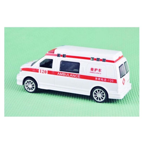 Sjukhus Räddning Polis Modell Leksaker Bil för barn plast Ambulans Fordon Ljud default