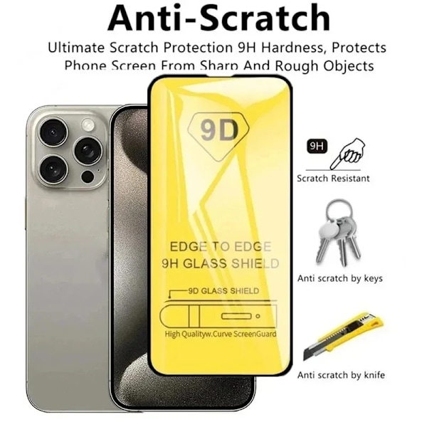 9D Full Härdat Glas För OPPO A58 A18 A57 A54 A53 A16s A15 A15s A5 2020 A38 A78 A74 A77s A94 A92s A91 A79 Skärmskydd OPPO A92S 3PCS