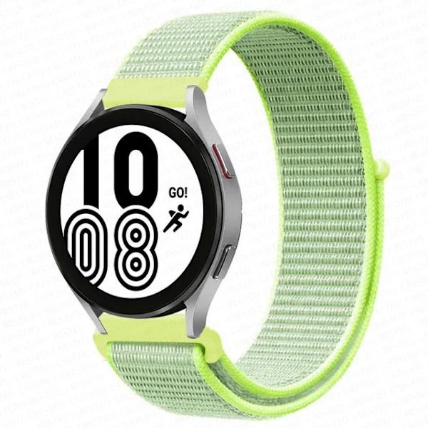 Nylon Loop Band för Samsung Galaxy Watch 6 4 7 classic/5 Pro/active 2/Gear S3 20mm/22mm Armband Huawei watch GT 2e 3 pro rem flash light 12 20mm