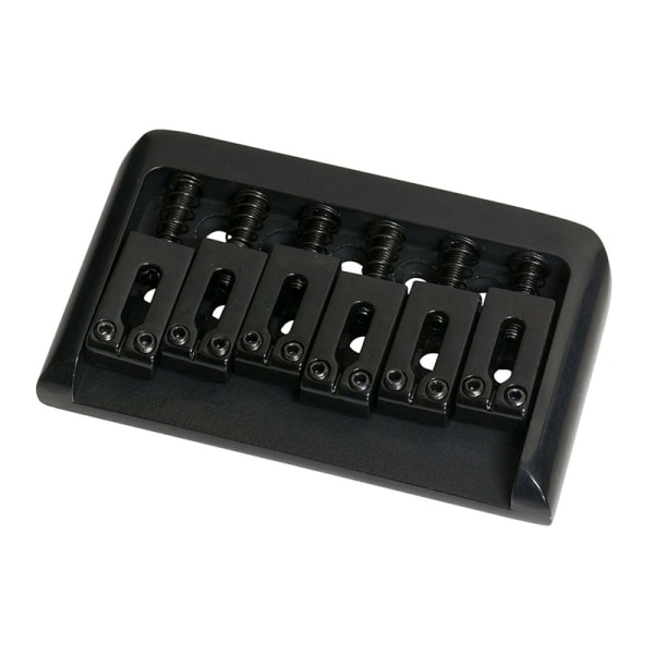 Guitar Hardtail Bridge Sadel Bridge Top Load Guitar tailpiece för Stratocaster Telecaster Easy black