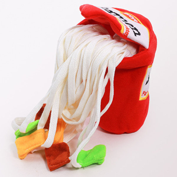 Interactives Foraging Leksak Sökande Färdigheter Träning Sniffing Leksaker Stress Release Game instant noodle bucket