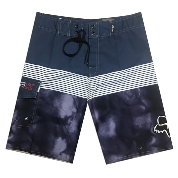 Snabbtorkande strandshorts med persika hud plus storlek fem shorts gul lila safir purple 34