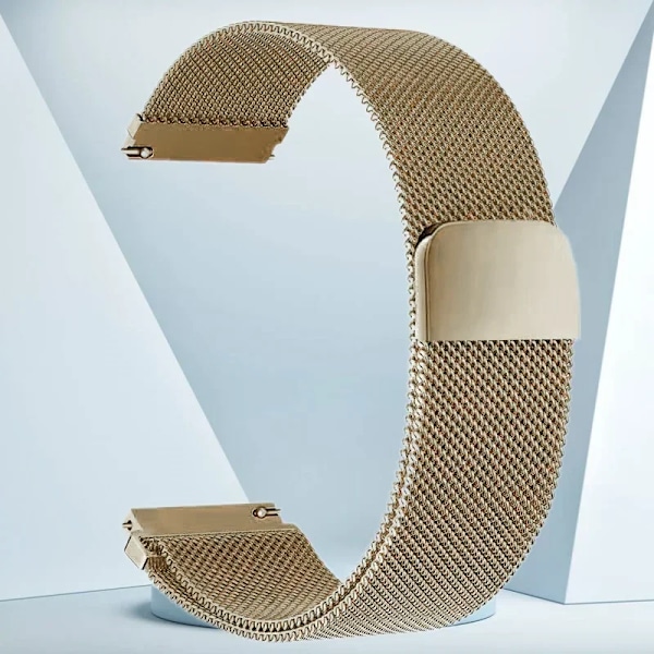 20mm 22mm Magnetisk Loop Rem För Samsung Galaxy Watch 3 4 5 40 44mm Armband Active 1/2 42/46mm Gear S3 för Bip GTR För Huawei gt 2 RetroG 20mm