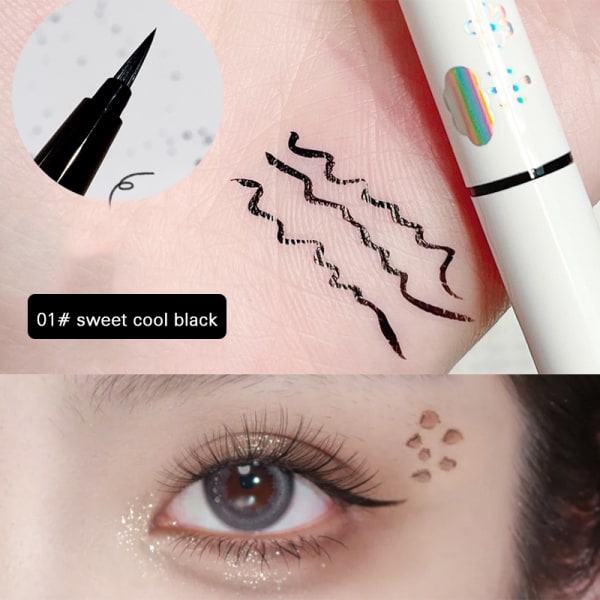 Eye Liner Vattentät, svettbeständig Eye Liner Pencil Makeup Tool 1