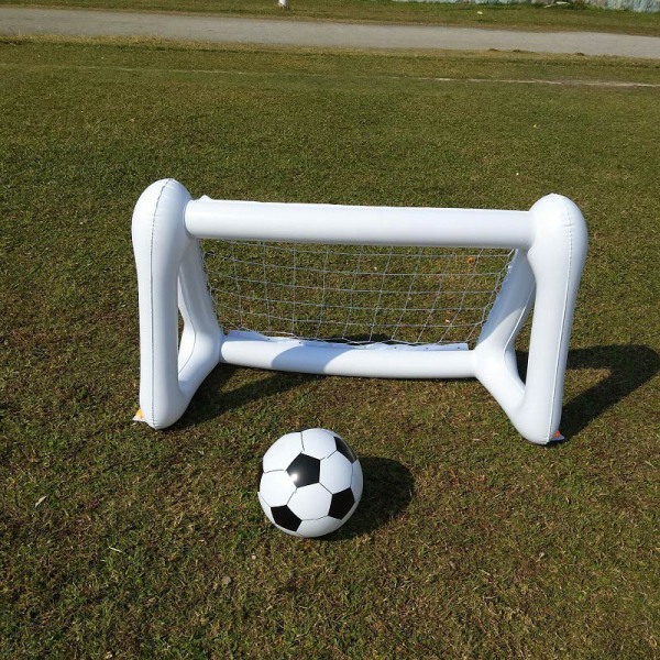 1 st uppblåsbart fotbollsmål PVC fotbart nät för föräldrar Barn som spelar bollspel as show