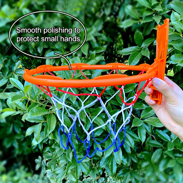 18/21/24cm Tyst Basketboll Barn Studsande Ljudlös Boll Klämbar Skumbasketboll Inomhus Tyst Boll Barn Sport Fotbollsleksaker Orange 24cm
