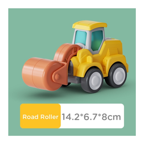 Barnteknik Billeksaksgrävmaskiner Lastbil Toy Construction Vehicles press taxi roller