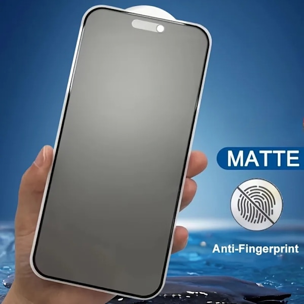 2 st Matt Härdat Glas för IPhone 16 Pro Max 13 Pro Max 12 Skärmskydd för IPhone 16E 15 Plus 14Pro Fingeravtrycksfritt Glas iPhone 6 7 8Plus matter glass