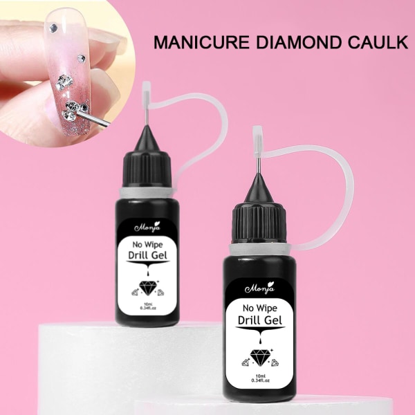 Nail Art Super Glue For Rhinestones Professionell nagelsalongsverktyg för manikyr 10ml