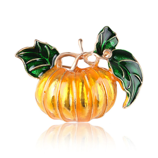 Halloween Pumpa Emalj Brosch Pin Tröja Skjorta Krage Badge Pin Smycken för män a