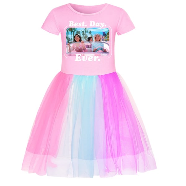 Barbie The Movie Barn- och flickkjol Star Rainbow Lace Skirt skirt powder 2+pack 110cm