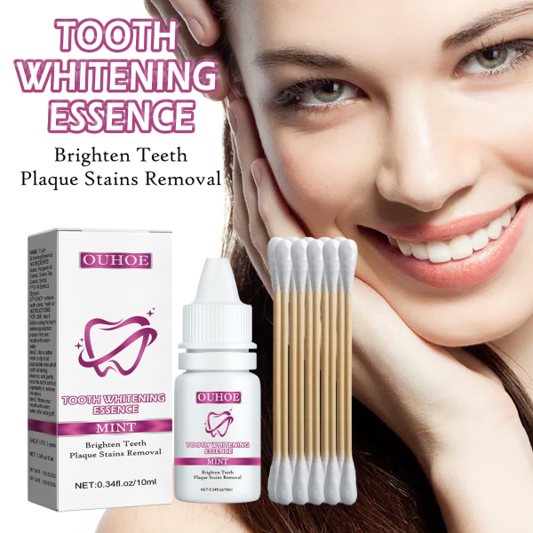 10ml Oral Clean Teeth Whiten Essence Oral Bakteriehämmande Bekväm användning efter att ha ätit Tandrengöring default