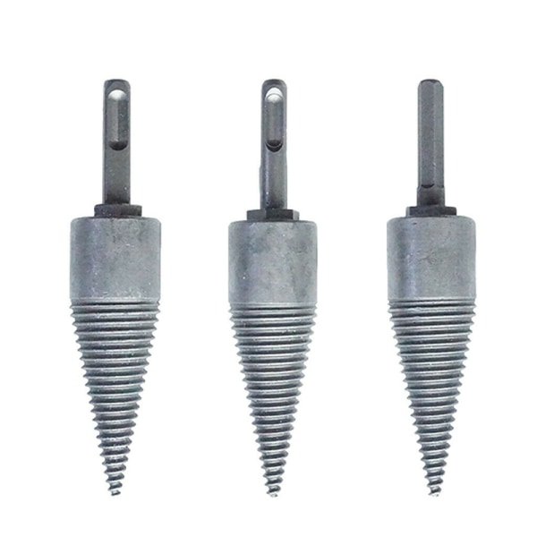 Vedmaskin Borrmaskin Träbrottsstansborrkrona Split Woodwork Cone Drilling Tool square handle
