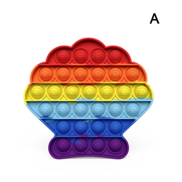 Color Push Bubble Gadgets Sensoriska leksaker, speciellt för att avlasta trycket Silikon tryckavlastande leksaker b