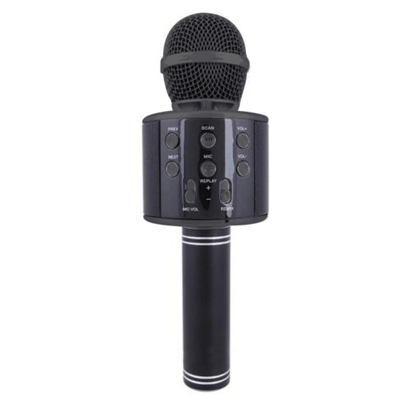 Trådlös Karaoke Easyhold Mikrofon KTV Player Bluetooth Mic Högtalare black