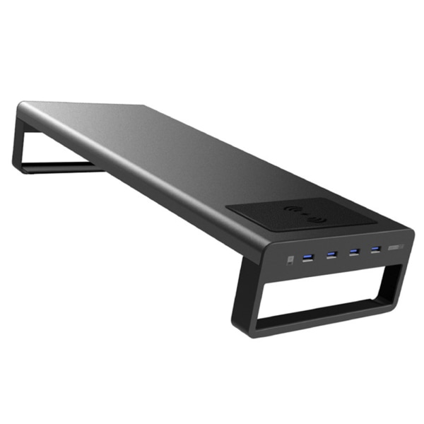 Smart Base Aluminiumlegering Dator Laptop Base Stand med USB 3.0-port b