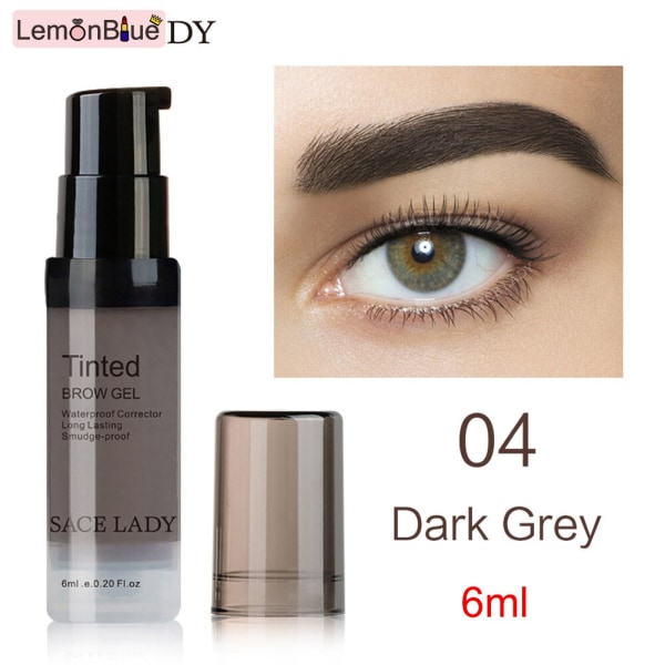 SACE LADY Eyebrow Dye Gel Vattenfast makeupskugga för ögonbryn långvarig nyans d