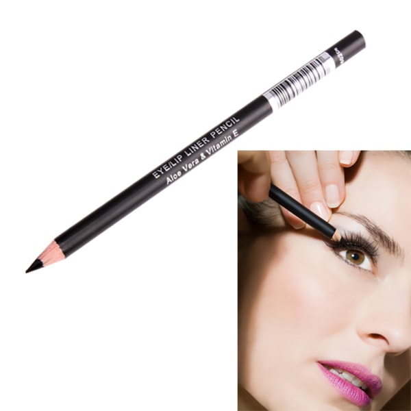 Vattentät svart eyeliner Penna Eye Liner Makeup Tool Kosmetisk penna as show
