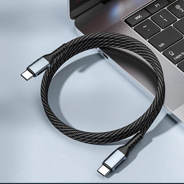 UGOURD PD240W Ultrasnabb Laddningskabel Typ Usb C 100W typ c Laddarkabel för iphone 15 xiaomi MacBook Pro Med E-Marker-chip 2PCS 60W-3A RD 2m