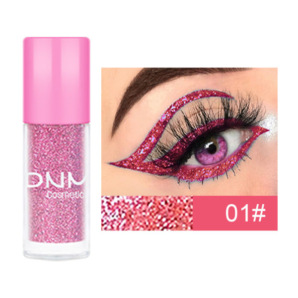 Super Glitter Liquid Eyeliner Hållbar Vattentät Shining Shimmers Liquid Eyeliner Makeup 2 a