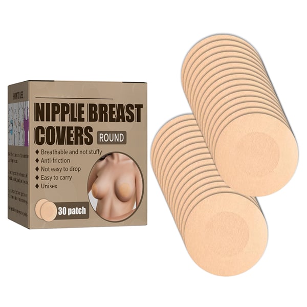 Engångs osynliga bröstvårtor täcker bröstkoncealerkuddar default