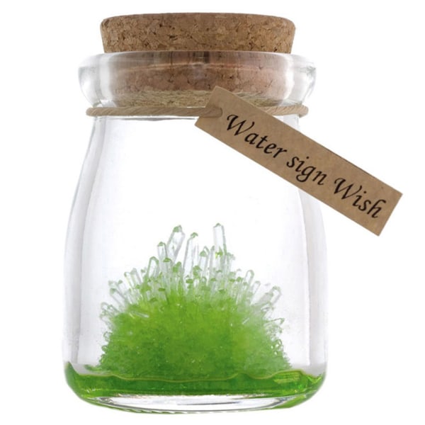 Crystal Growing Kit DIY Science Experiment för tonåringar Pojkar Magiska leksaker Barn green