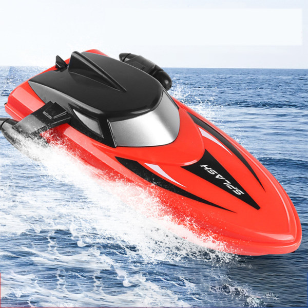 2.4G lansering av RC-båtar Speedboat Toy Fjärrkontroll Barn Fartygsmodell blue