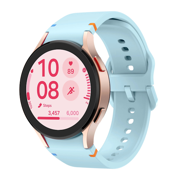 officiell webbplats Armband för Samsung Galaxy Watch 7 FE 44mm 40mm Silikonarmband Galaxy Watch6 4 6 Classic 5 pro band 43mm 47mm light blue Galaxy 6 40mm 44mm