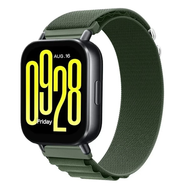 22mm 20mm Alpine Loop Armband för Redmi Watch 5 Lite Nylon Sport Andningsbart Armband Klockarmband Redmi Watch 5 Active Tillbehör Army-green for width 22mm