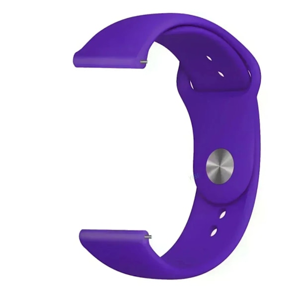 20mm 22mm armband för Samsung Galaxy watch 6/5/pro/4 Classic 18mm silikonarmband Huawei watch GT 4-2-2e-3-3 pro 41mm 46mm band Deep purple-11 20mm watch band