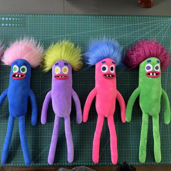 Nobody sausages super unknown sausages game peripheral doll sausages strange plush violet 43cm