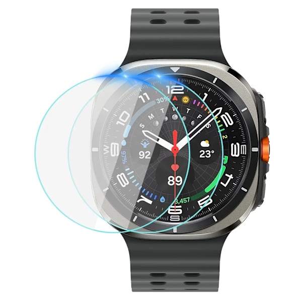 Härdat glas för Samsung Galaxy Watch 7/FE 40mm 44mm HD Skärmskyddsfilm Anti-Repa för Galaxy Watch 7 Ultra 47mm film 2PCS Galaxy Watch 7 40mm