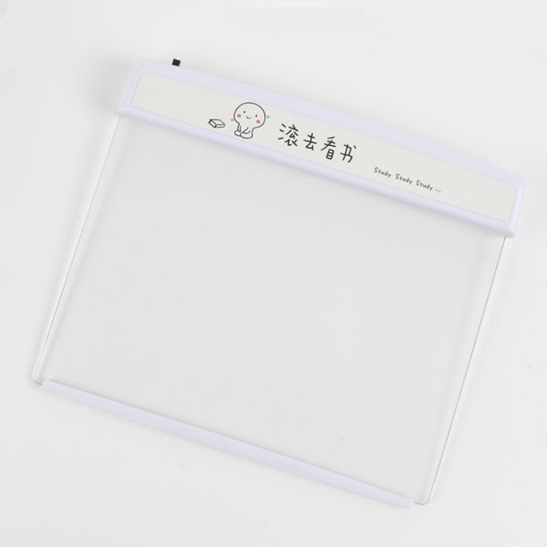 Lätt läslampa med platt självlysande glasbräda presenter för barn pojkar flickor pure color 8