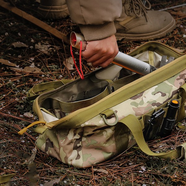 Förvaringsväska Hammer Camping Tält Separerad Case Outdoor Tote Organizer Pouch python camouflage