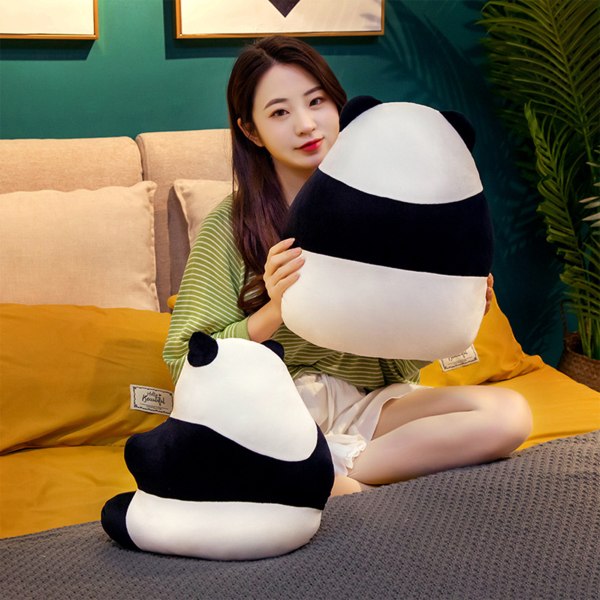 Söt Panda tillbaka plysch docka för hemmakontor sovrum dekoration 40cm a