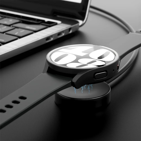 Härdat glas + Skal för Samsung Galaxy Watch 7/6/5/4 44mm 40mm Full PC bumper skärmskydd Galaxy Watch FE Tillbehör Transparent 01 Galaxy 7 40mm