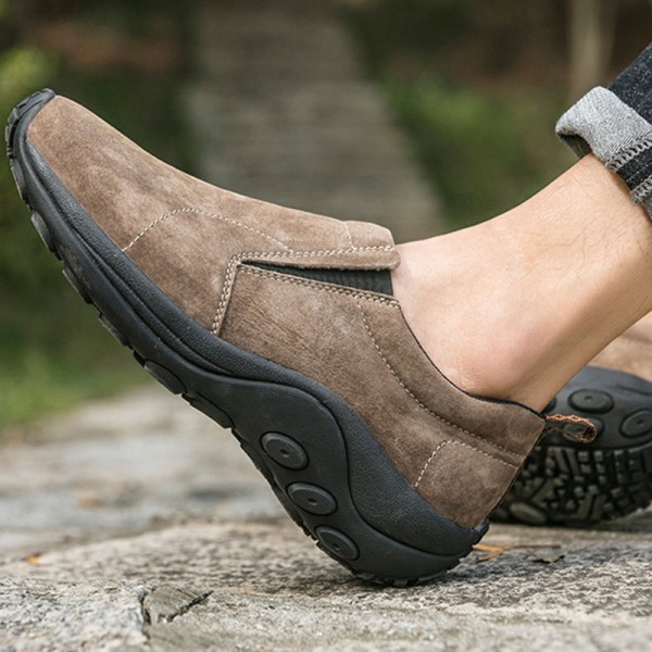 Slip-on herrskor Andas lätta sneakers Halkfria bergsbestigningsskor för  black 46 d323 | black | 46 | Fyndiq