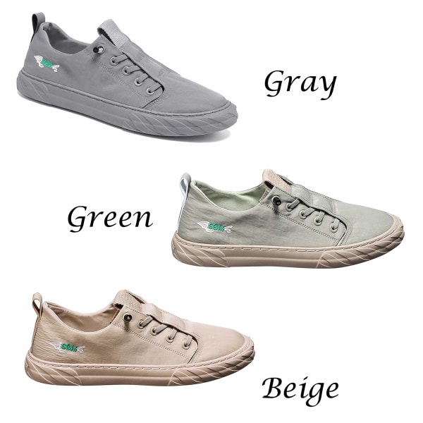 Ice Silk Sportskor Canvas Skor Snabbtorkande ventilerande Casual Shoes för män green 42