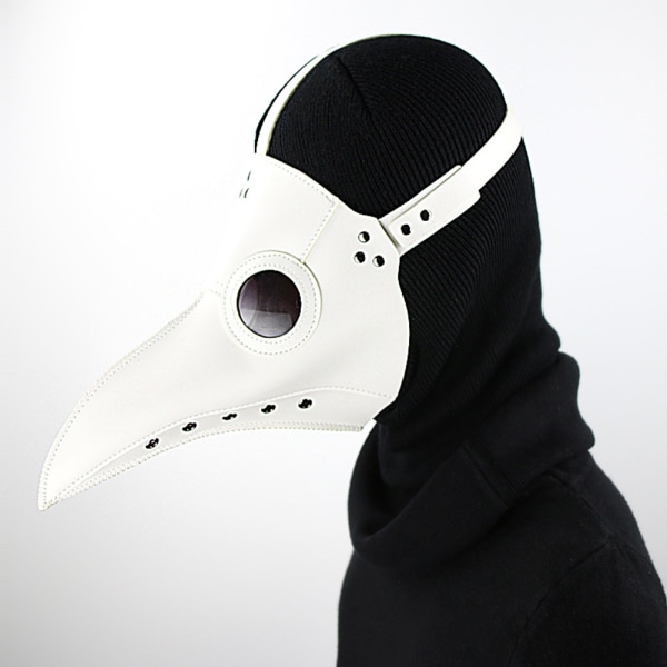 Steampunk Halloween Pesten Fågel Näbb Läkare Mask Huvudbonad hg065wt mask