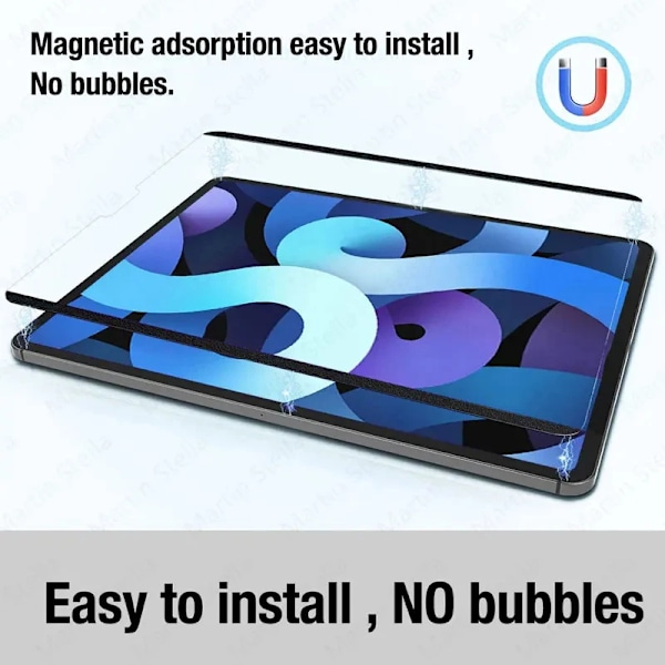 Pappersliknande Magnetiskt Skärmskydd För Ipad 9 8 7 6 5 9:e Generationen 10 Ipad Pro 11 12.9 10.5 9.7 Air 5 4 13 2024 Mini 6 Film Air 11 2025
