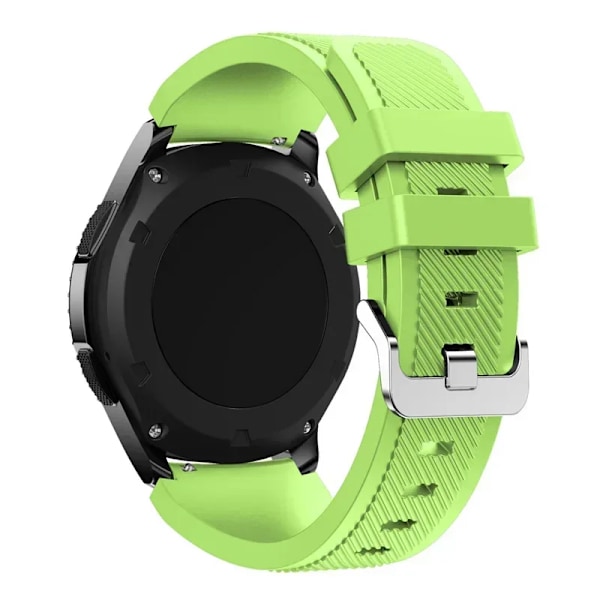 20mm 22mm Armband för Samsung Galaxy Watch 5/6/4/3/46mm/active 2/Gear s3 Frontier/Sport silikonarmband Huawei GT 4/3/2/2E rem green 20mm