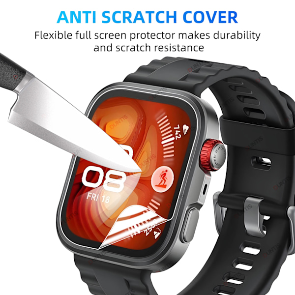 Skärmskydd för Huawei Watch Fit 4/4 Pro Repskydd Hydrogel Film HD Klar Full Täckning Mjuk Skyddsfilm Tillbehör 6PCS for Huawei Fit 4 Pro