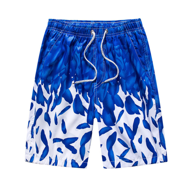 Summer Outdoor Beach Shorts Andas Snabbtorkande badbyxa för kvinnor män dark blue female xl