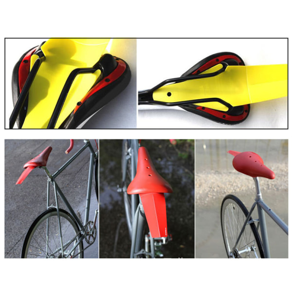 3st Bike Ass Saver Cykel Bakskärmar Stänkskärm Mud Guard Road MTB red